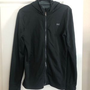 Black UA zip up jacket